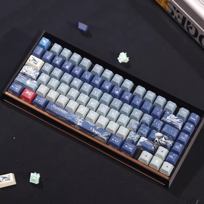 Arknights series,Ulpianus theme, custom set personalized keycap series, PBT material, compatible with 61/64/68/75/84/87/104 mechanical keyboard keycap set