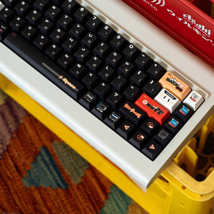 Emotional sticker theme -140 keys - original high PBT full five sided thermal sublimation mechanical keyboard customized set with personalized keycaps