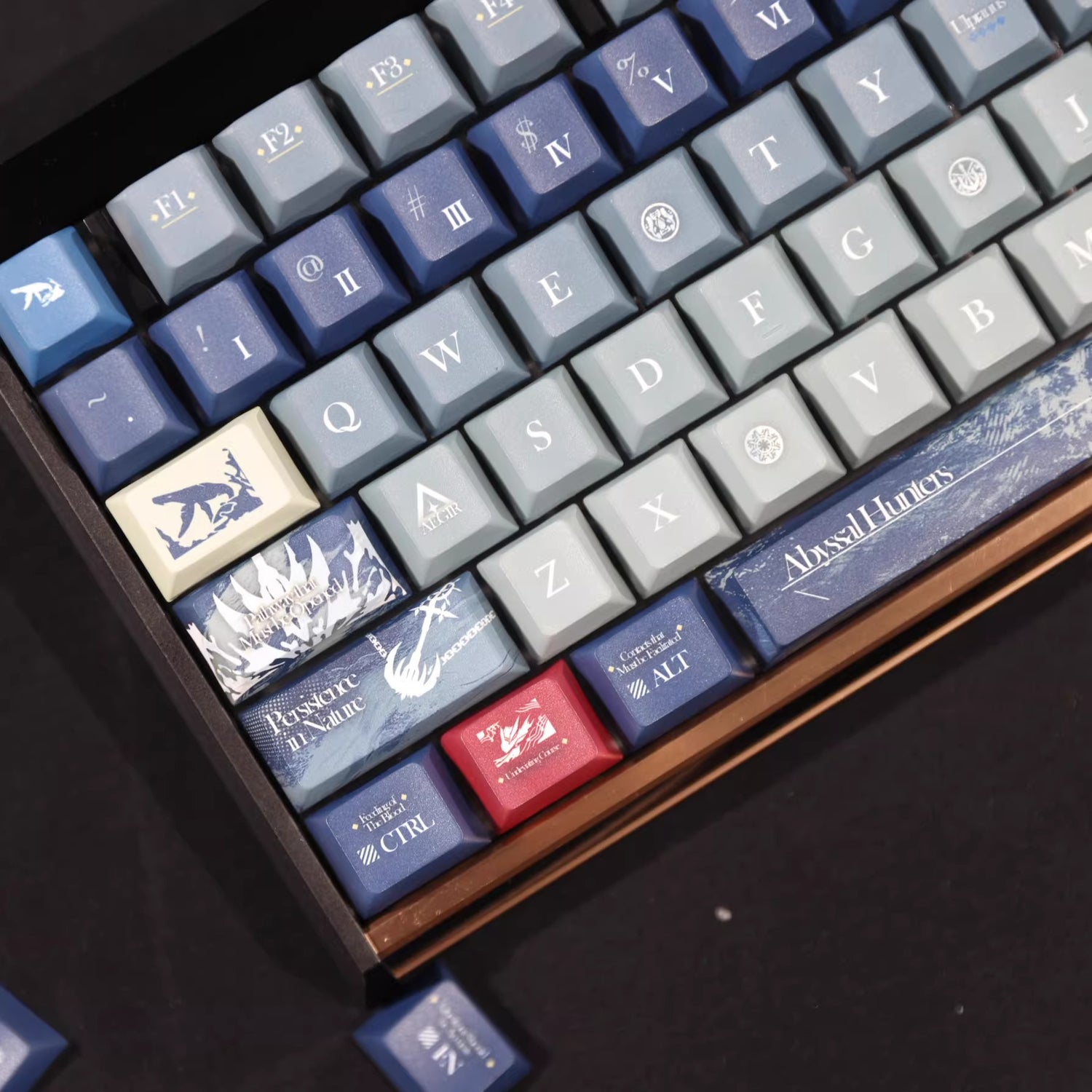 Arknights series,Ulpianus theme, custom set personalized keycap series, PBT material, compatible with 61/64/68/75/84/87/104 mechanical keyboard keycap set