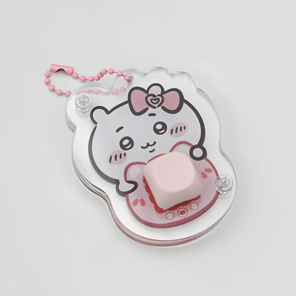 Fun decompression toys, keychain keys, mechanical keyboard switch tester, 3D printing material creative cultural products, mechanical keyboard peripheral toys, personalized keycap keys.