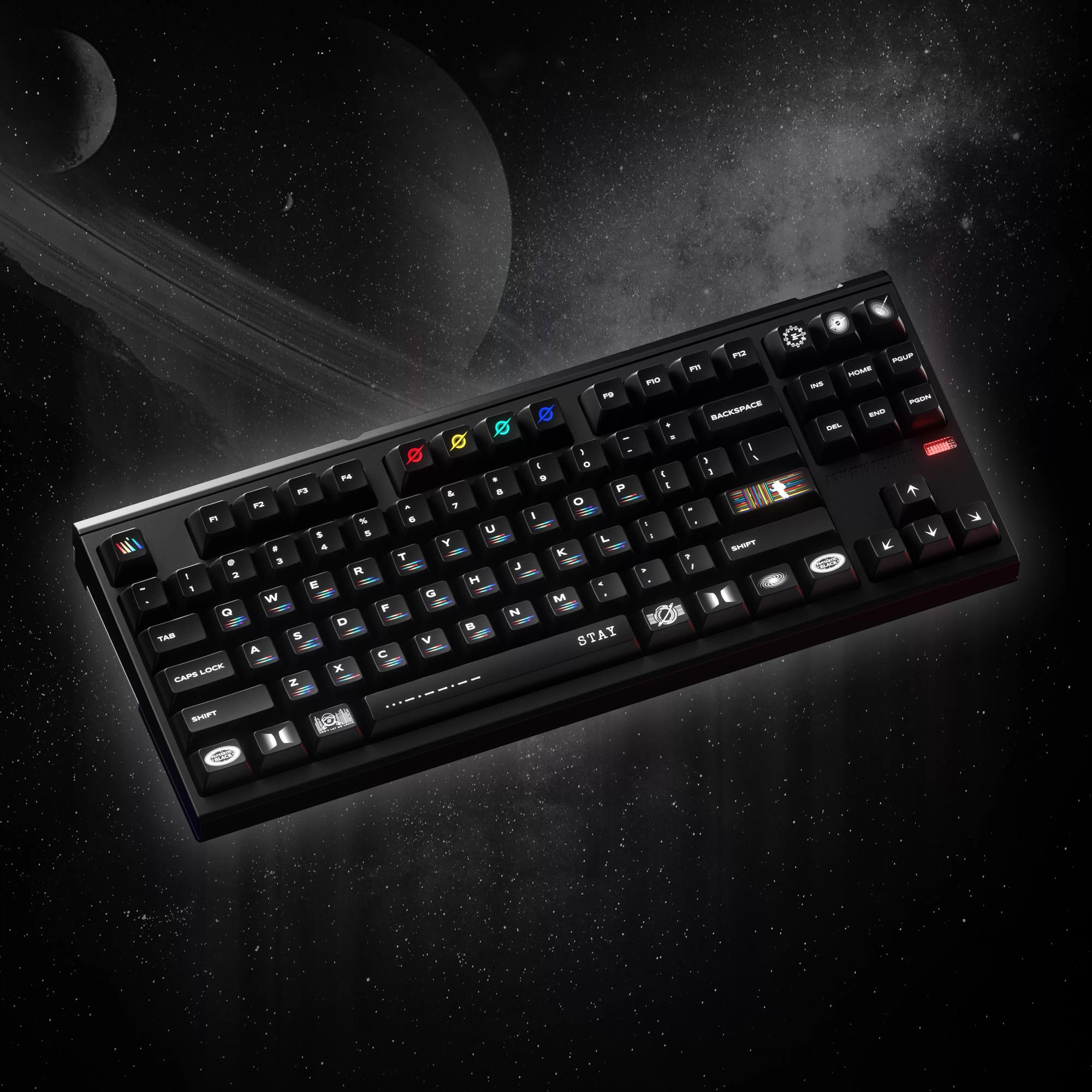 Original design, deep outer space, original high PBT material thermal sublimation process mechanical keyboard customized personalized keycap set
