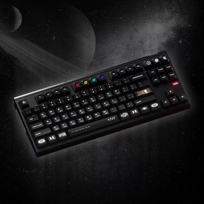Original design, deep outer space, original high PBT material thermal sublimation process mechanical keyboard customized personalized keycap set