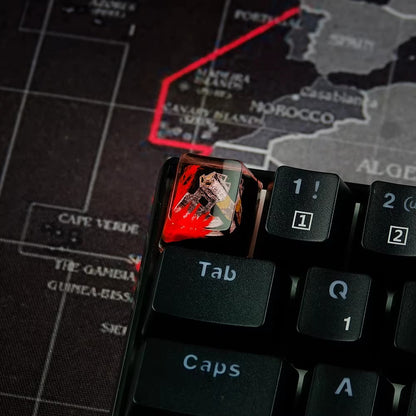 World of Warcraft series, Collection of Skill Symbols crystal resin artisankeycaps, game culture creative peripheral resin decorative keycaps
