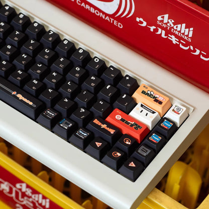 Emotional sticker theme -140 keys - original high PBT full five sided thermal sublimation mechanical keyboard customized set with personalized keycaps