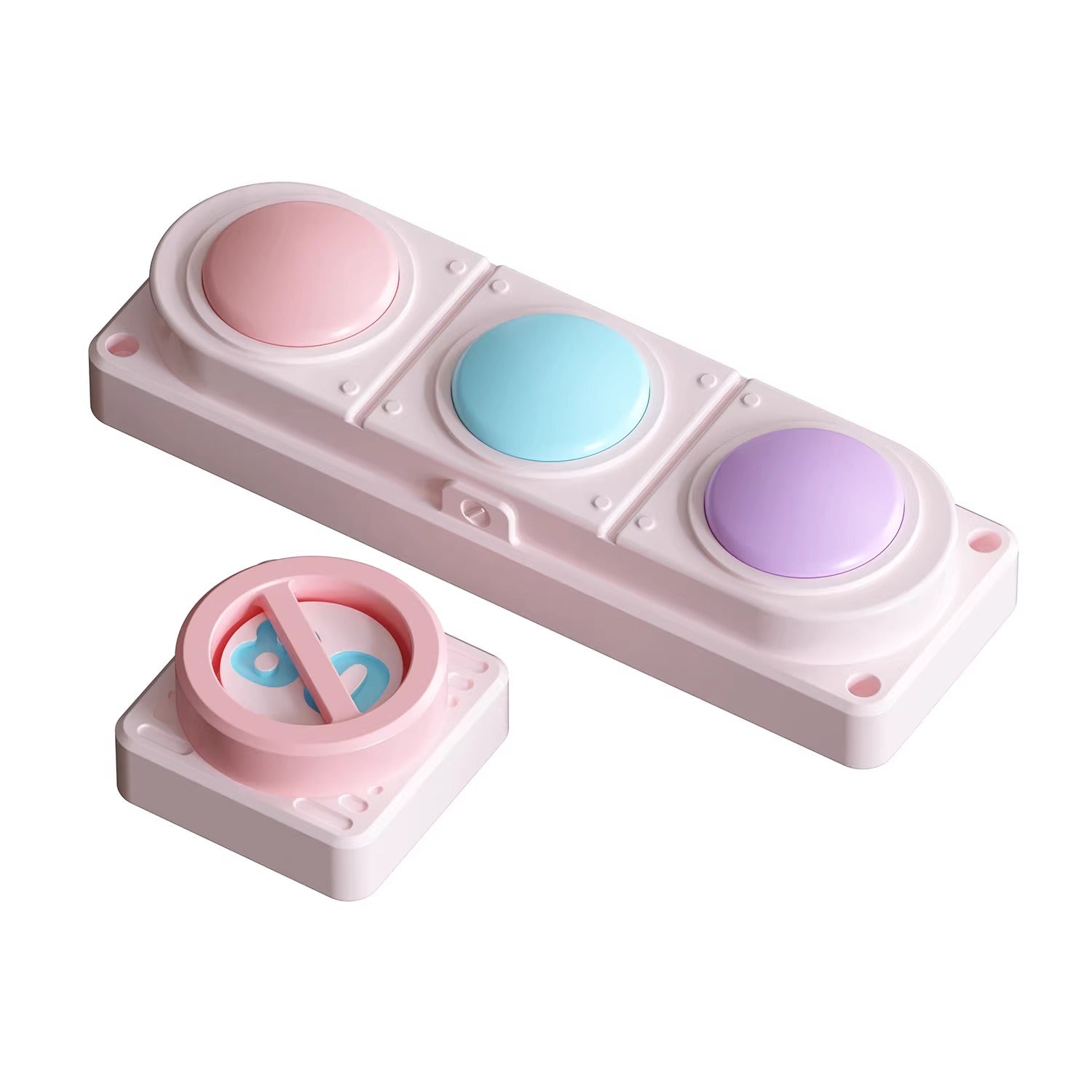 Retro traffic light design, personalized keycaps made of metal material for traffic signals, creative cultural decorative keycaps