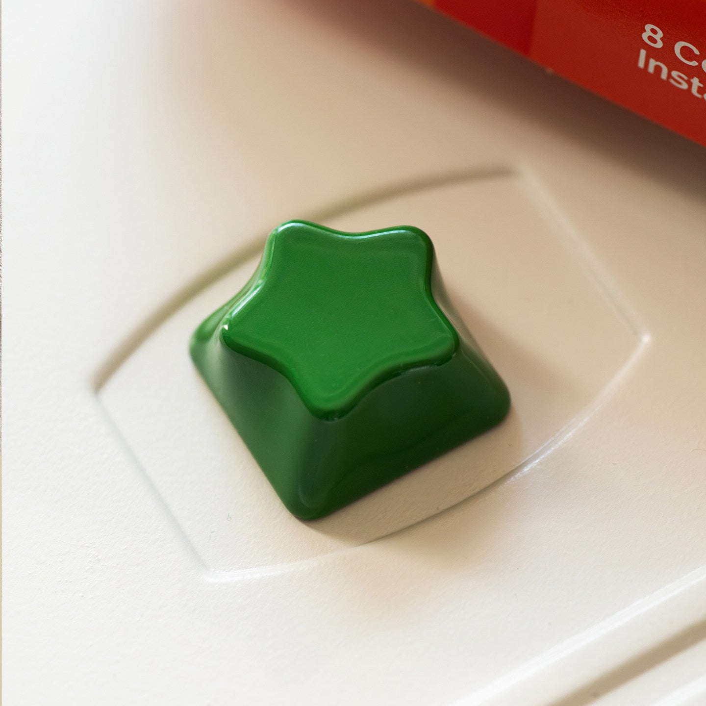 Original Alien Personalized Keycaps Star Aluminum Alloy Keycaps Metal Paint CNC Processing Customized Mechanical Keyboard Keycaps
