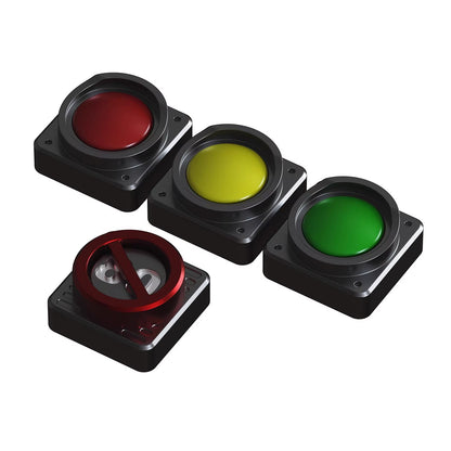 Retro traffic light design, personalized keycaps made of metal material for traffic signals, creative cultural decorative keycaps