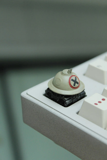 Metal Slug, Tank Coating Resin Keycaps Collection, Keyboard Decorative Keycaps