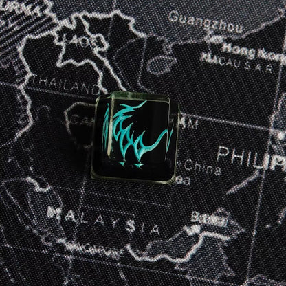 World of Warcraft series, Collection of Skill Symbols crystal resin artisankeycaps, game culture creative peripheral resin decorative keycaps