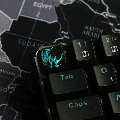World of Warcraft series, Collection of Skill Symbols crystal resin artisankeycaps, game culture creative peripheral resin decorative keycaps