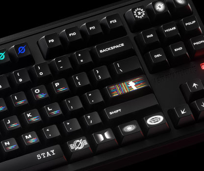 Original design, deep outer space, original high PBT material thermal sublimation process mechanical keyboard customized personalized keycap set
