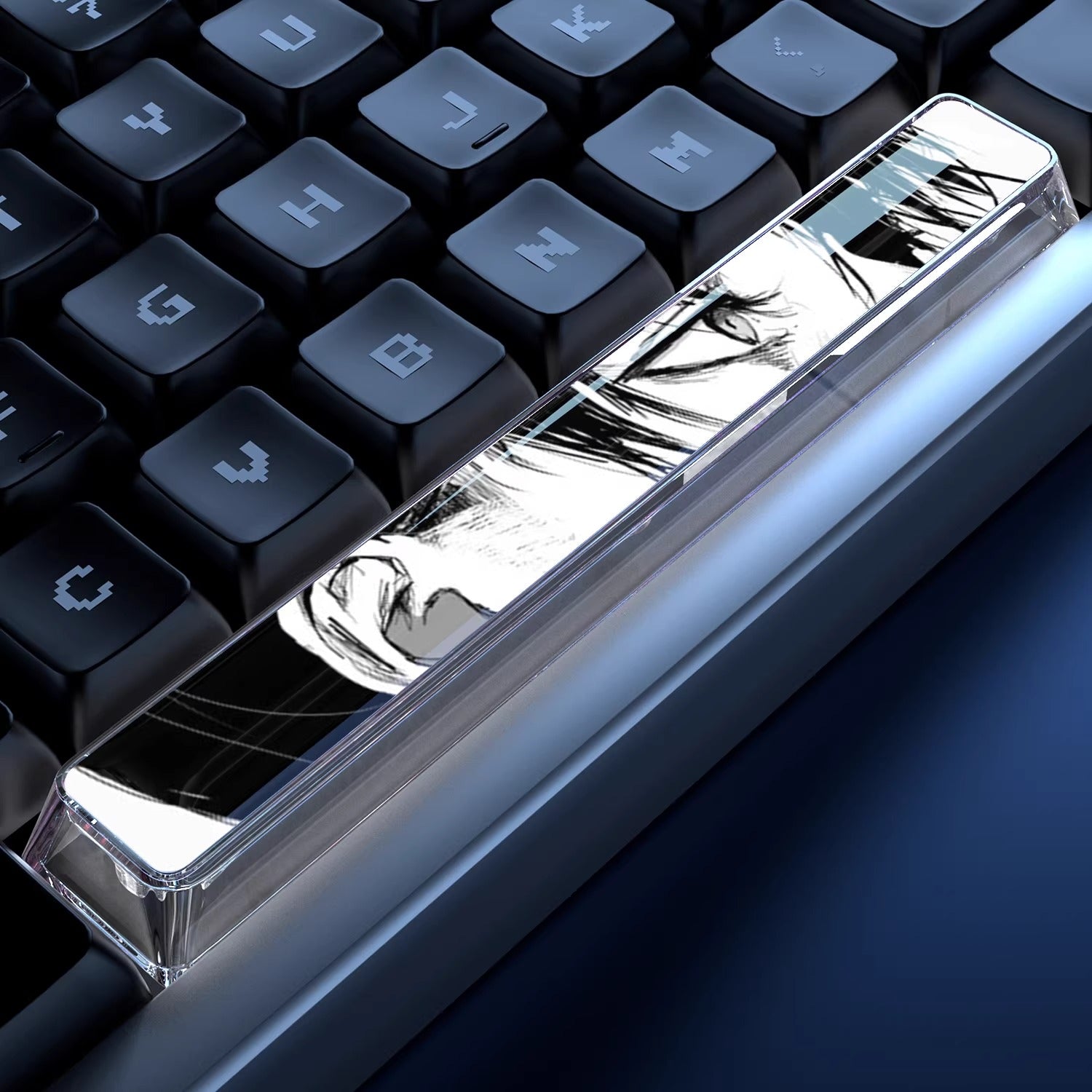 Close up of anime characters&