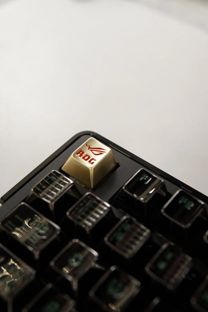 ASUS, ROG theme, Republic of Gamers, 1U metal logo personalized keycap