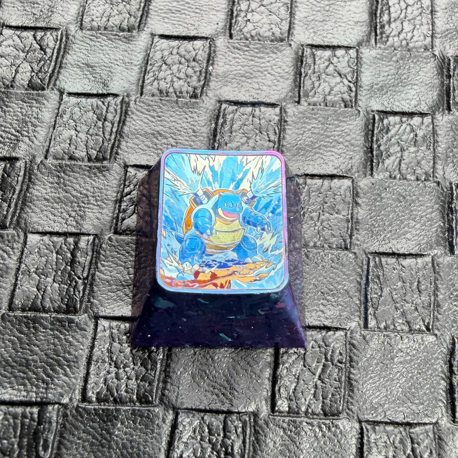 Pok é mon Titanium Alloy Series, Charmander/Bulbasaur/Squirtle， Evolutionary display, 1U titanium alloy personalized keycaps, anime and game culture creative decorative keycaps