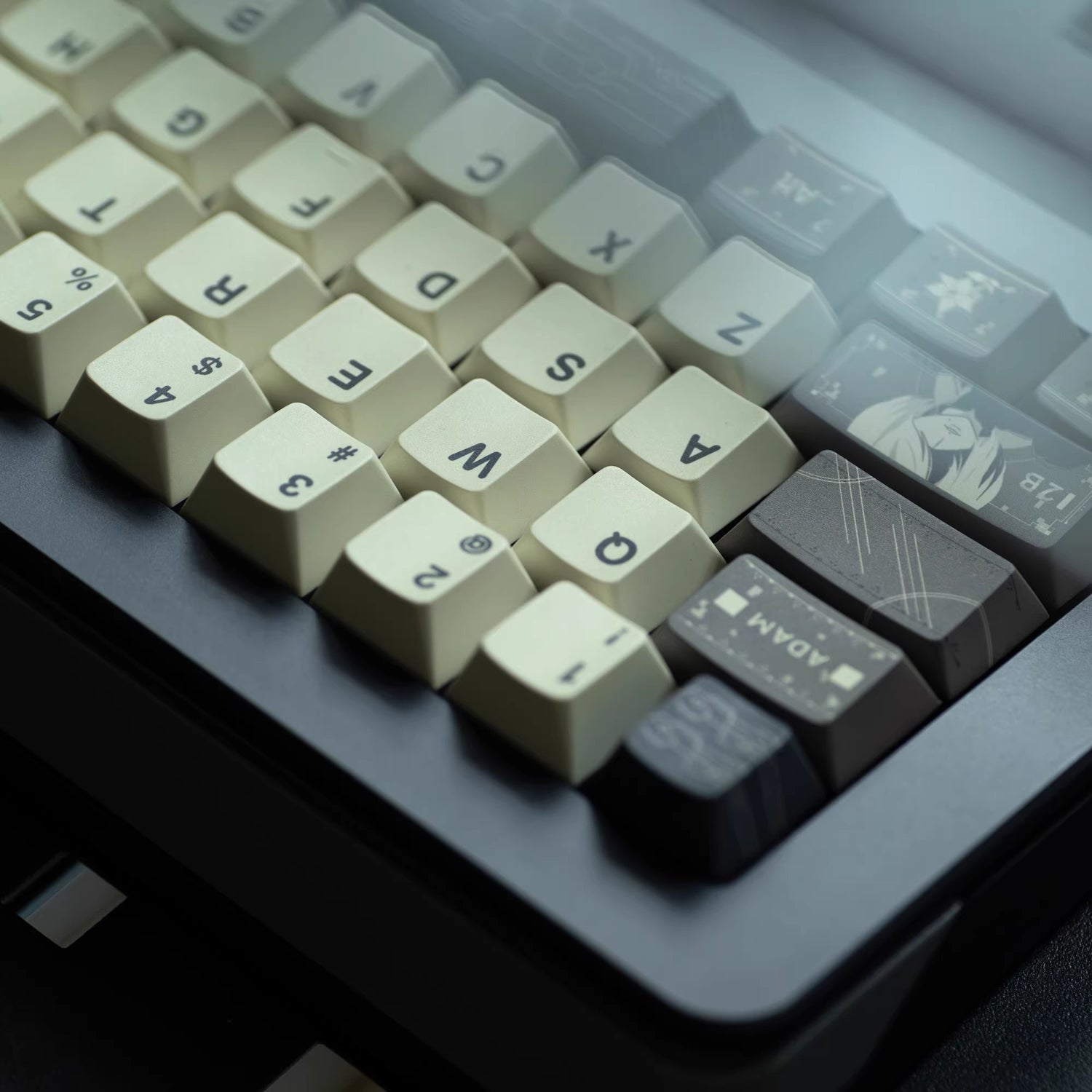 NieR: Automata theme, PBT material, sublimation， Personalized keycap set, original factory height mechanical keyboard decorative keycap set