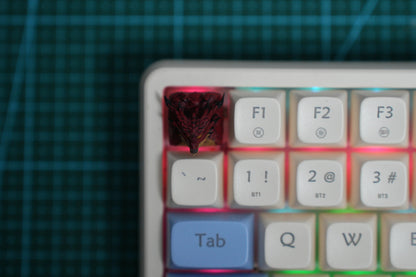 Monster Hunter themed resin personalized keycaps, coated resin mechanical keyboard decorative keycaps