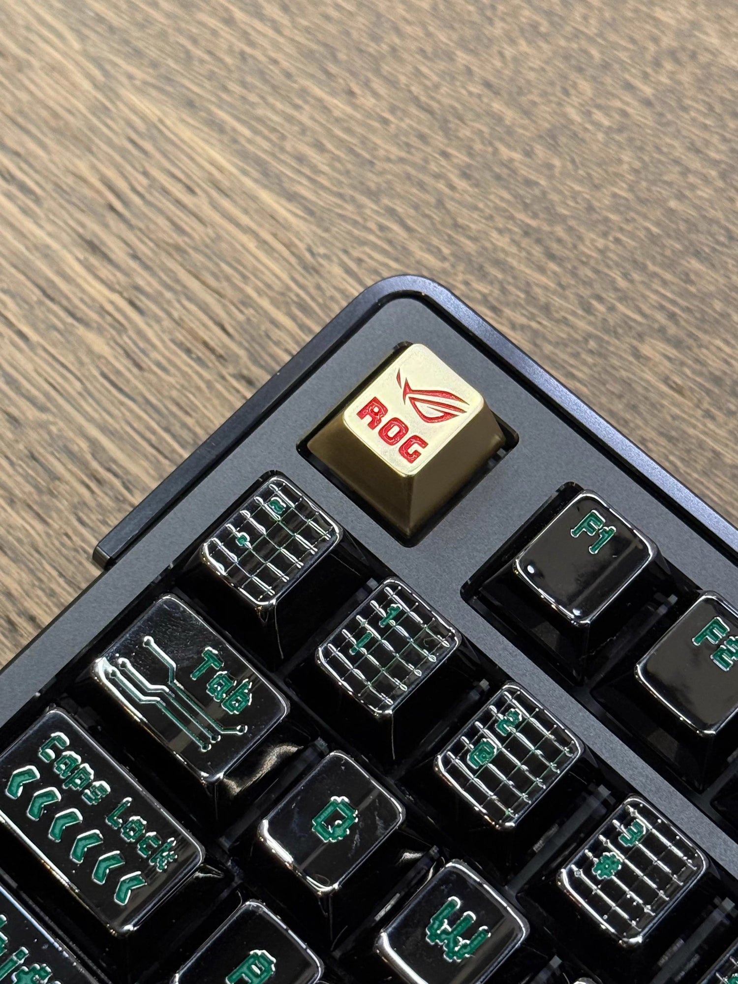 ASUS, ROG theme, Republic of Gamers, 1U metal logo personalized keycap