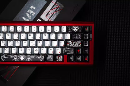 Fallen Angel Theme Design Keycap Metal Paint Pearl Paint Craftsmanship PBT Material Original Factory High Heat Sublimation Craftsmanship High Beauty Customization Personalized Keycap Set