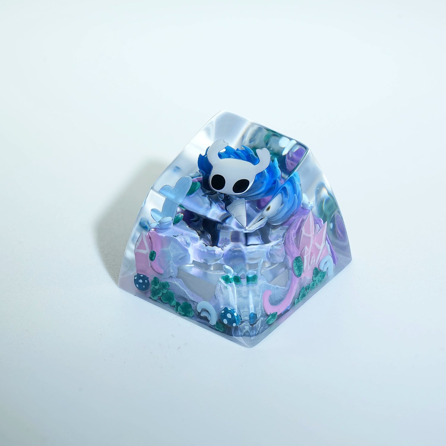 The Hollow Knight，Crystal drops of glue seals, resin personalized keycaps, anime game artisankeycaps