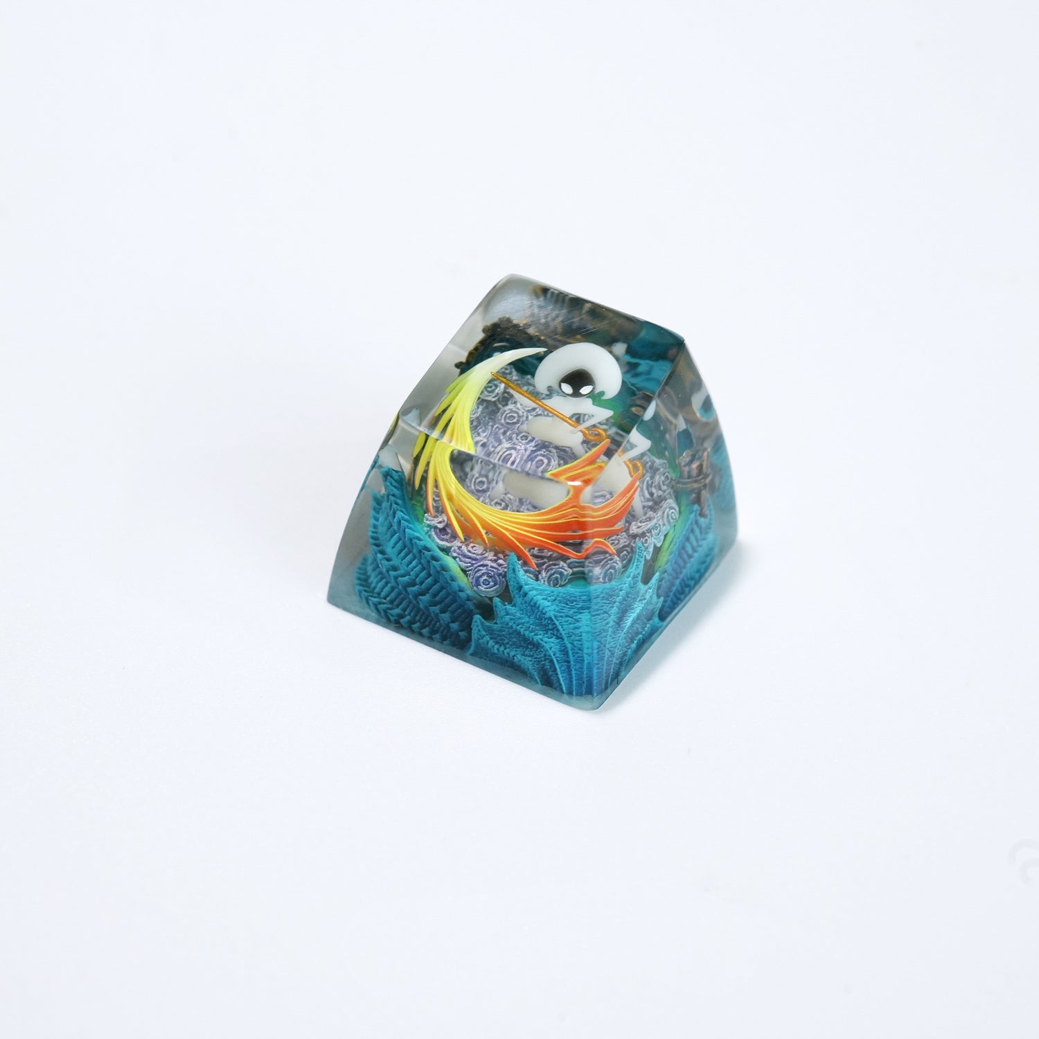 The Hollow Knight，Crystal drops of glue seals, resin personalized keycaps, anime game artisankeycaps