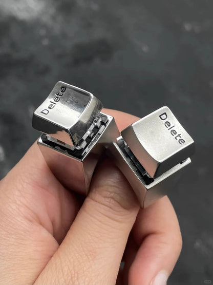 Delete Everything "mechanical keyboard switch ring, a unique and unconventional keyboard peripheral cultural and creative toy.