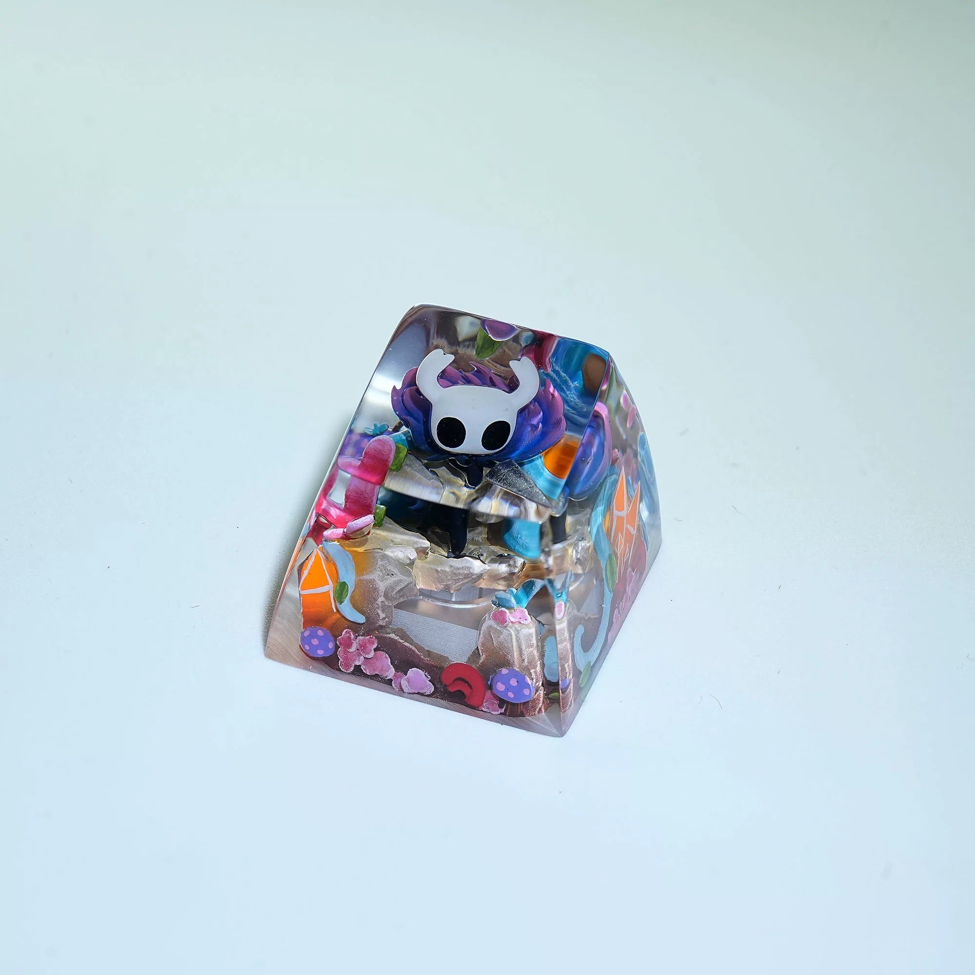The Hollow Knight，Crystal drops of glue seals, resin personalized keycaps, anime game artisankeycaps