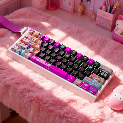 My Dress Up Darling, Kitagawa Marin Theme, PBT+PC Material Personalized Keycap Set, Anime Game Culture Creative Decorative Keycap Set