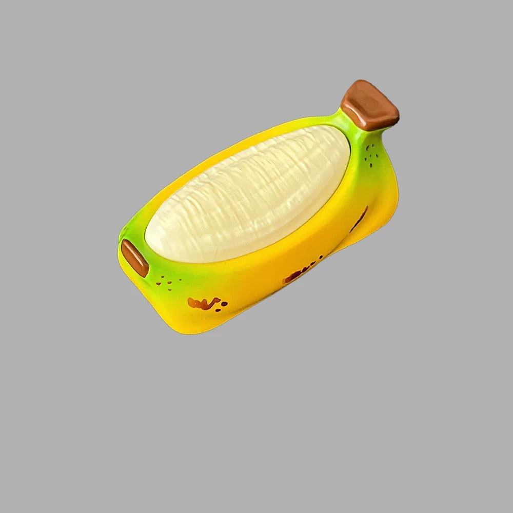 Banana shaped resin personalized keycaps, fruit keycaps, trendy cultural and creative keycaps, mechanical keyboard backspace/enter/caps replacement keycaps, decorative keycaps