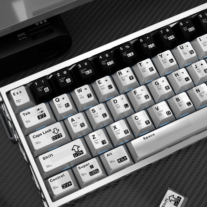 Parameterized theme design, metal paint texture PBT material personalized keycap set, mechanical keyboard decorative keycaps