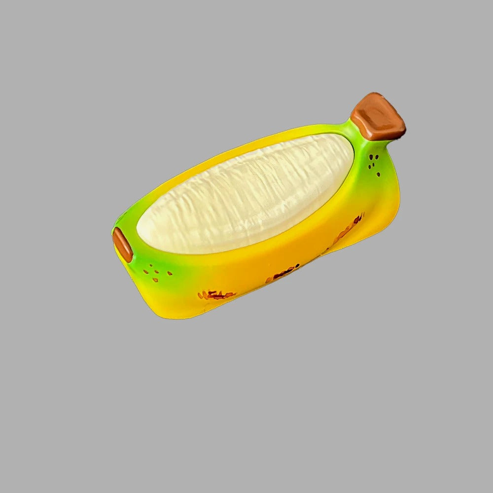 Banana shaped resin personalized keycaps, fruit keycaps, trendy cultural and creative keycaps, mechanical keyboard backspace/enter/caps replacement keycaps, decorative keycaps