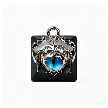 Dota，eye of skadi， Personalized keycap magnetic detachable necklace pendant, metal keycap, mechanical keyboard decorative keycap