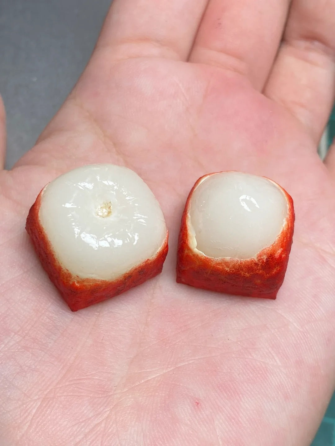 Simulated fruit series keycaps, handmade personalized keycaps made of soft clay material, mechanical keyboard creatively decorated keycaps