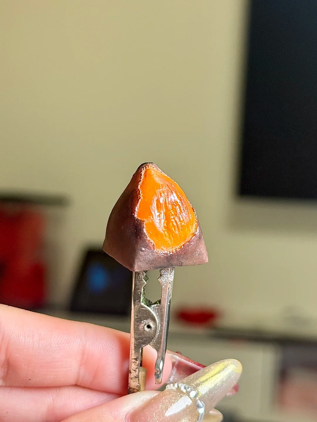 Simulated fruit series keycaps, handmade personalized keycaps made of soft clay material, mechanical keyboard creatively decorated keycaps