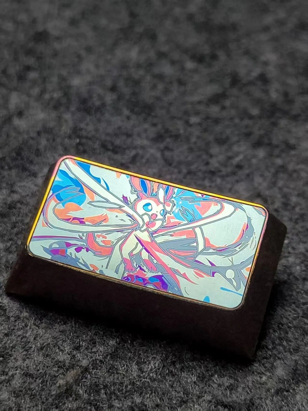Pok é mon series, 1.5U titanium alloy personalized keycaps, cartoon anime creative keycaps, mechanical keyboard decorative keycaps