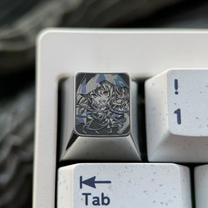 Hoshimachi Suisei Theme Collection, Titanium Alloy Personalized Keycaps, Anime Music Idol Culture Peripheral Mechanical Keyboard Customized Decorative Keycaps