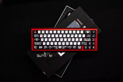Fallen Angel Theme Design Keycap Metal Paint Pearl Paint Craftsmanship PBT Material Original Factory High Heat Sublimation Craftsmanship High Beauty Customization Personalized Keycap Set