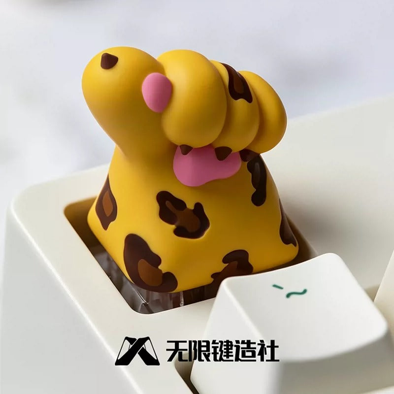 Whose claws? Multi colored resin personalized keycaps, cute cartoon design art keycaps, mechanical keyboard resin decorative keycaps