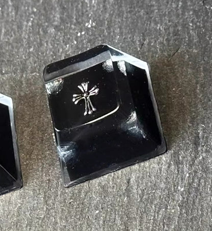 CH, Crystal drops of glue series, trendy fashion items, personalized keycaps, handmade keycaps