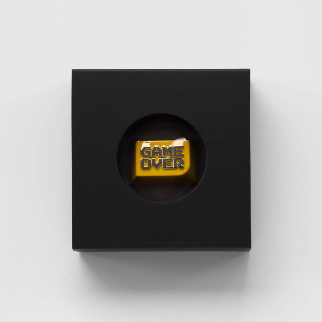 Backspace key, metal personalized keycap, Mario question mark tab key, metal personalized keycap, Game Over keycap, creative zinc alloy mechanical keycap, original factory high decorative keycap