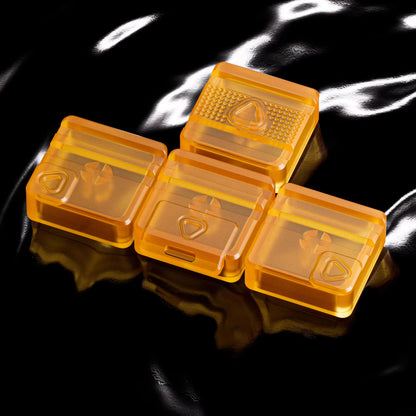 PEI Personalized Keycaps PC Material Personalized Keycaps, Gamepad Shaped Keys, Gamepad Metal CNC Mechanical Keyboard Decorative Keycap Set
