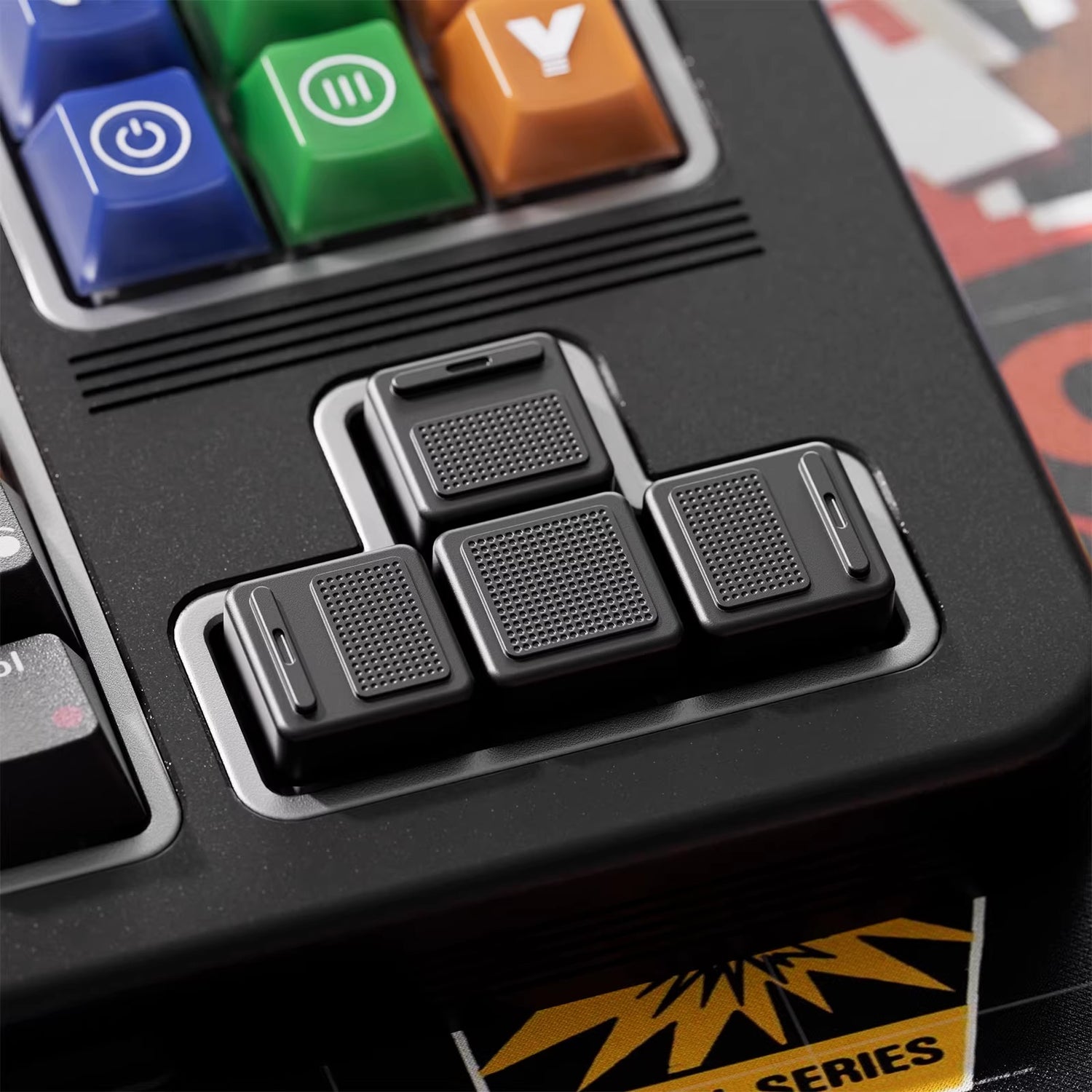 PEI Personalized Keycaps PC Material Personalized Keycaps, Gamepad Shaped Keys, Gamepad Metal CNC Mechanical Keyboard Decorative Keycap Set