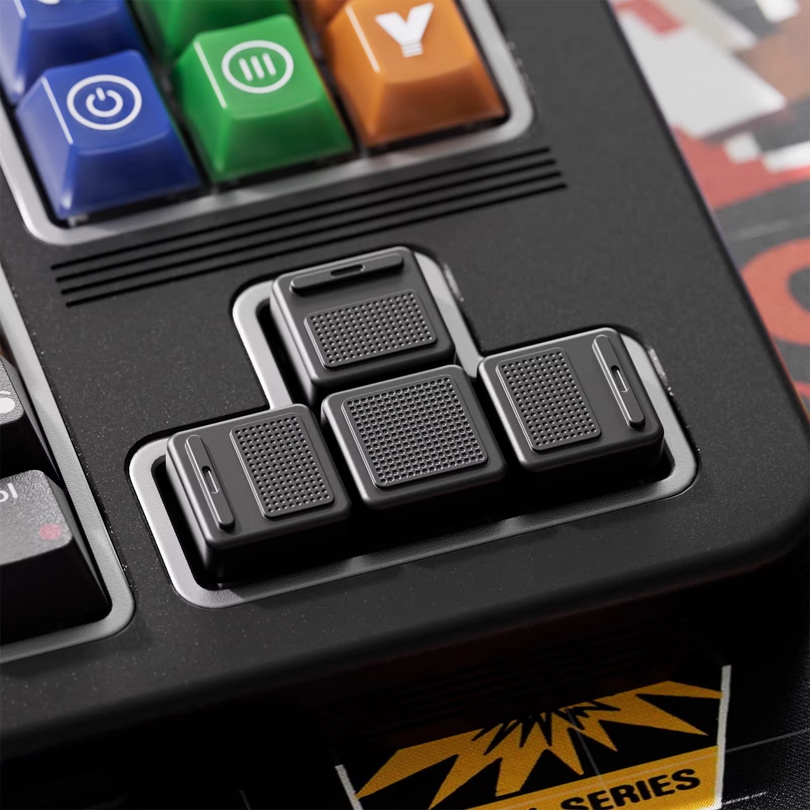 PEI Personalized Keycaps PC Material Personalized Keycaps, Gamepad Shaped Keys, Gamepad Metal CNC Mechanical Keyboard Decorative Keycap Set