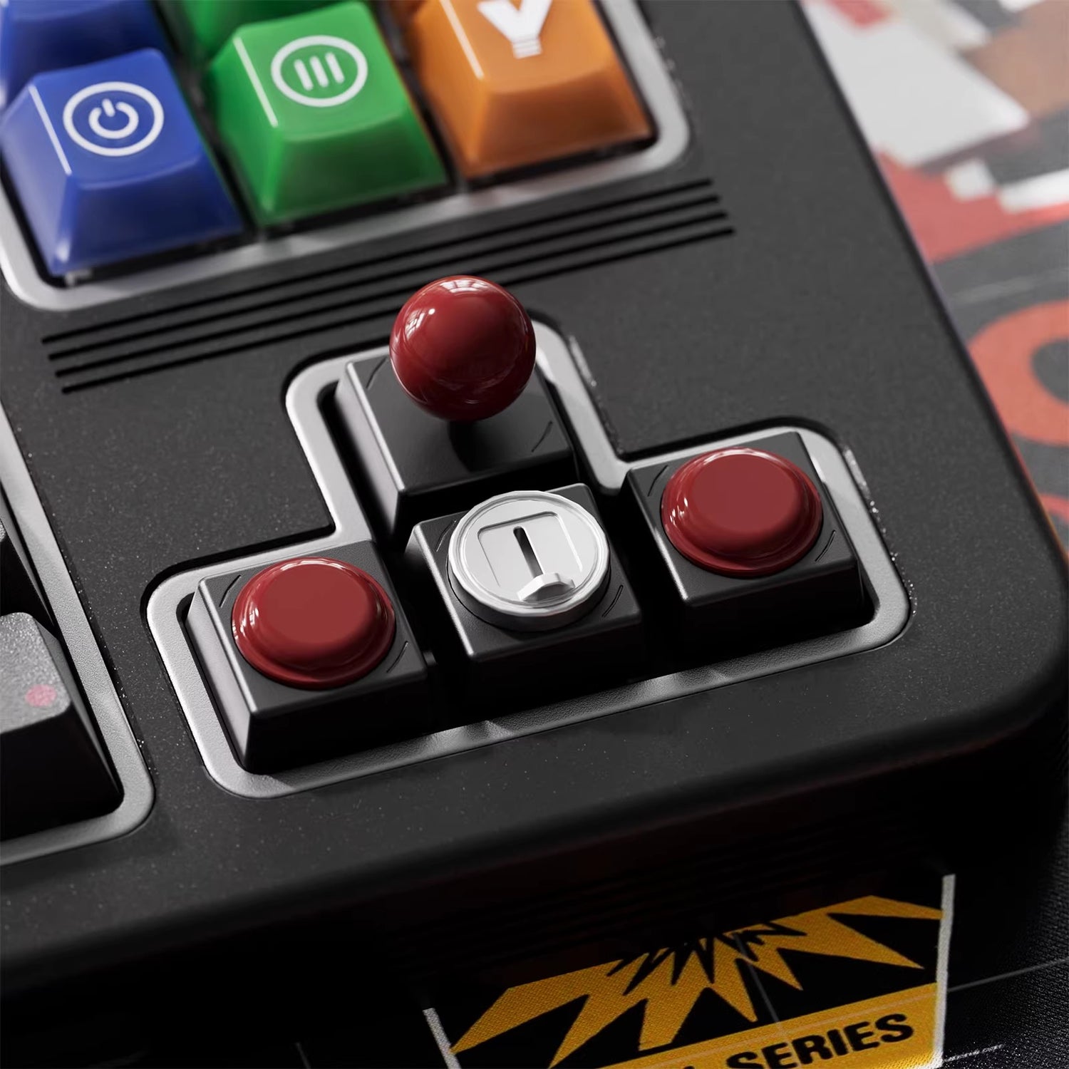 PEI Personalized Keycaps PC Material Personalized Keycaps, Gamepad Shaped Keys, Gamepad Metal CNC Mechanical Keyboard Decorative Keycap Set