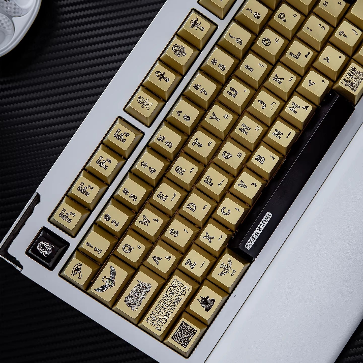 Mysterious Egypt, Metal Gloss PBT Material Personalized Keycap Set, Mechanical Keyboard Theme Design Decorative Keycap Set