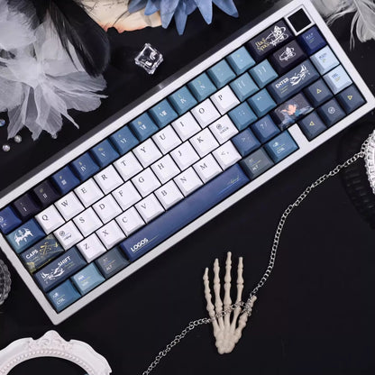 Arknights series,Logos theme, custom set personalized keycap series, PBT material, compatible with 61/64/68/75/84/87/104 mechanical keyboard keycap set