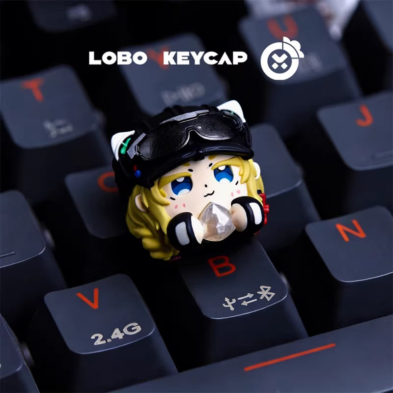 Delta Force，Delta Action，Multi colored Resin Personalized Keycaps, Game Anime Prop Handmade Decorative Keycaps