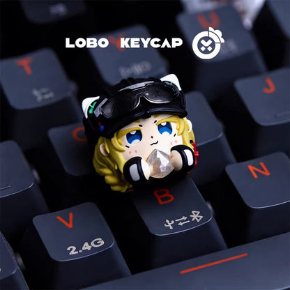 Delta Force，Delta Action，Multi colored Resin Personalized Keycaps, Game Anime Prop Handmade Decorative Keycaps