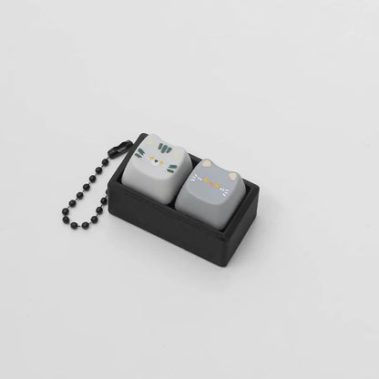 Cute cat switch tester, keycap keychain, cat themed keycap switch mechanical keyboard creative peripheral cultural products.