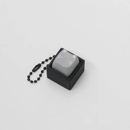 Cute cat switch tester, keycap keychain, cat themed keycap switch mechanical keyboard creative peripheral cultural products.
