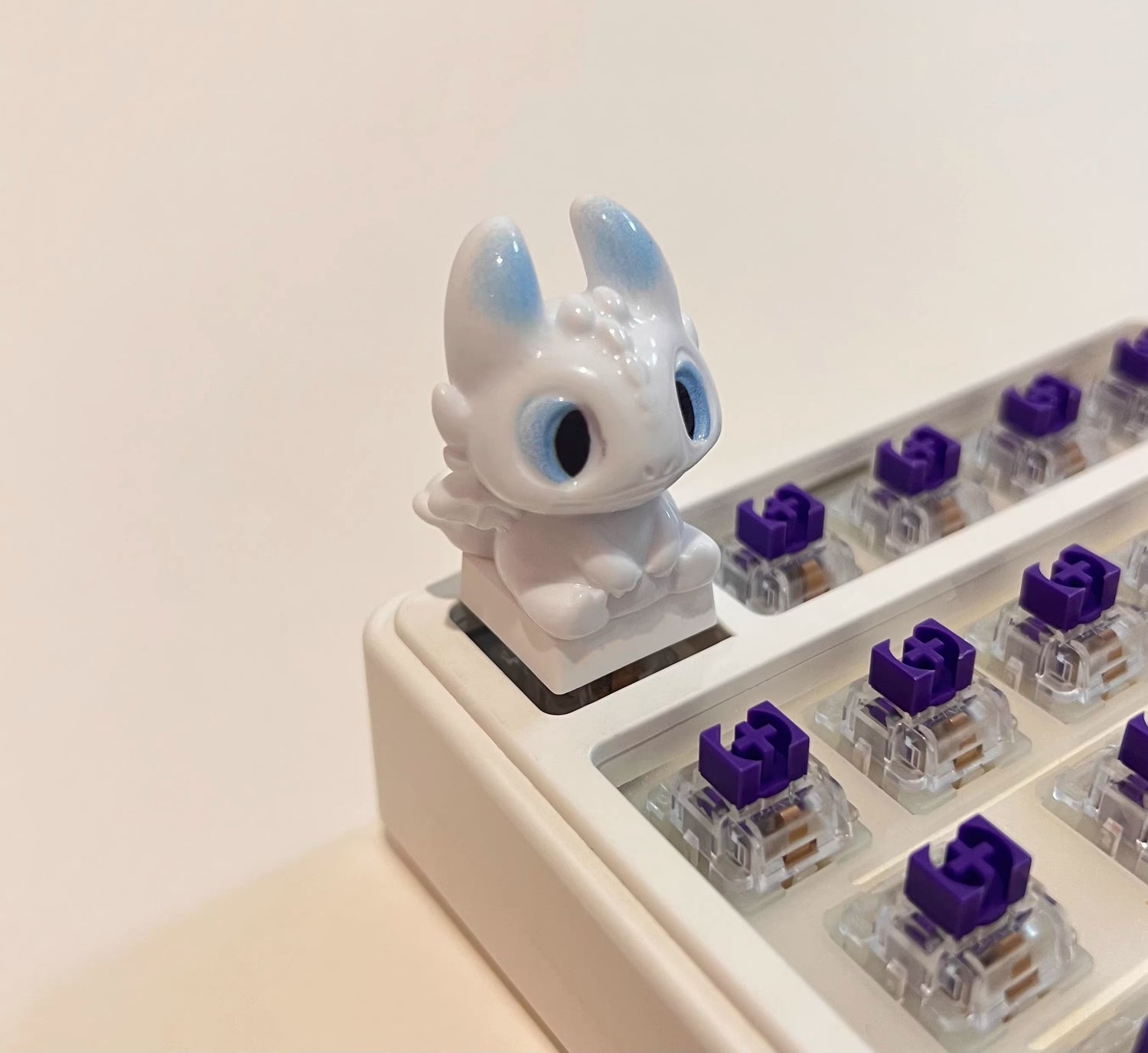 How to Train Your Dragon, Toothless, 1U Resin Shaped Personalized Keycaps, Anime Movie Creative Decorative Keycaps